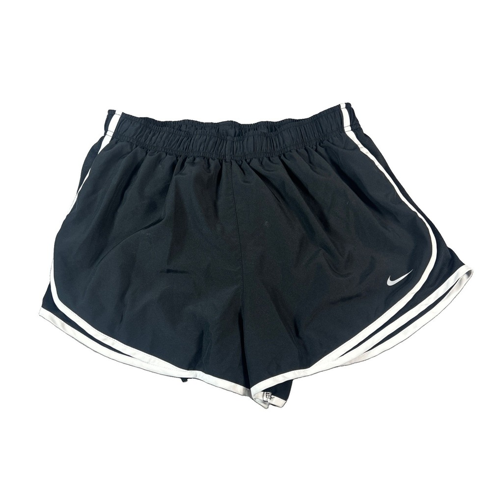 Nike Dri-FIT Running Shorts Womens XL Black Lined Athletic Shorts Drawstring
